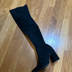Steve Madden Black Over-the-Knee Boots